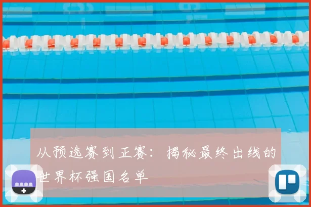 从预选赛到正赛:揭秘最终出线的世界杯强国名单